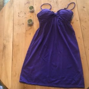 Purple bra top dress